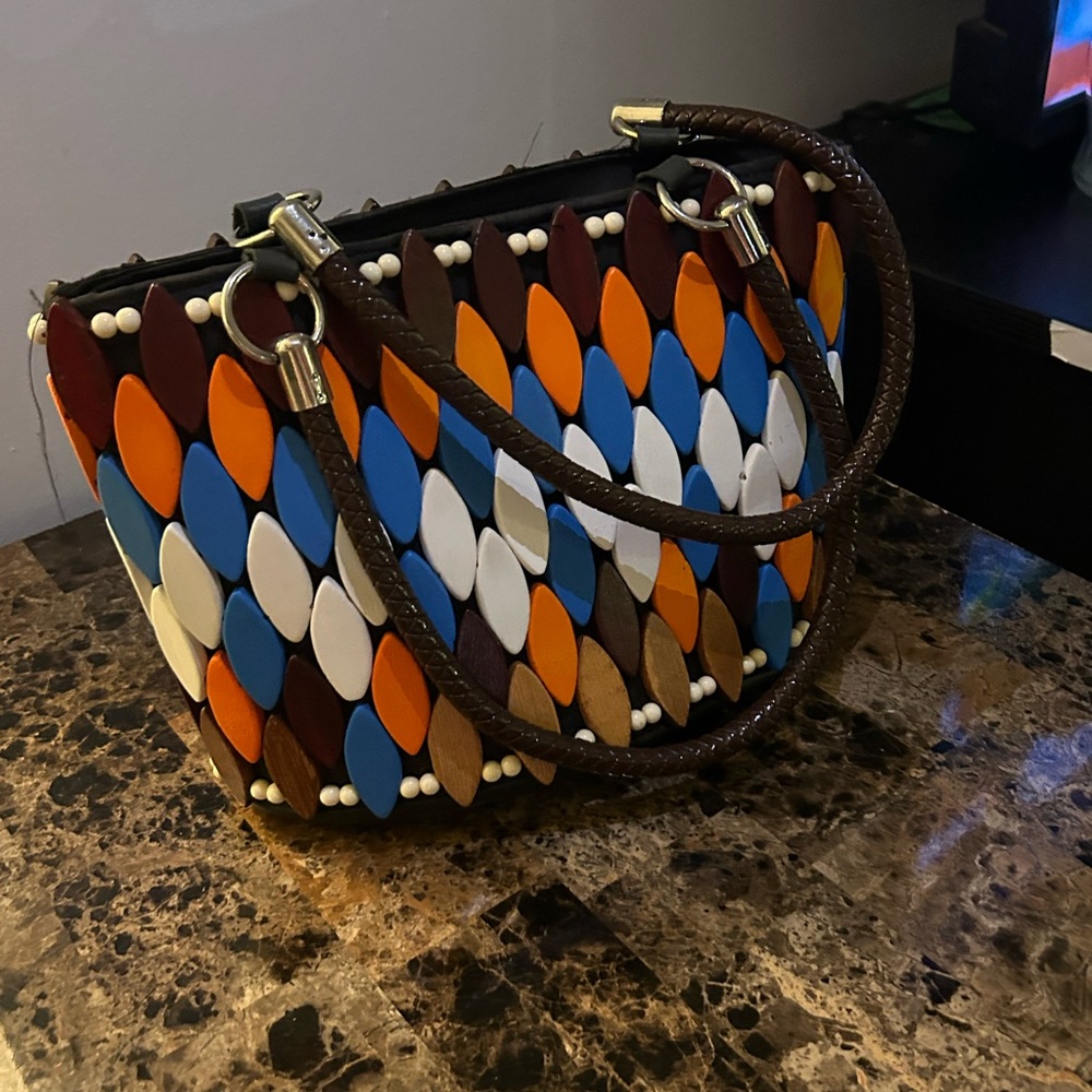 Beaded African bag for sale.